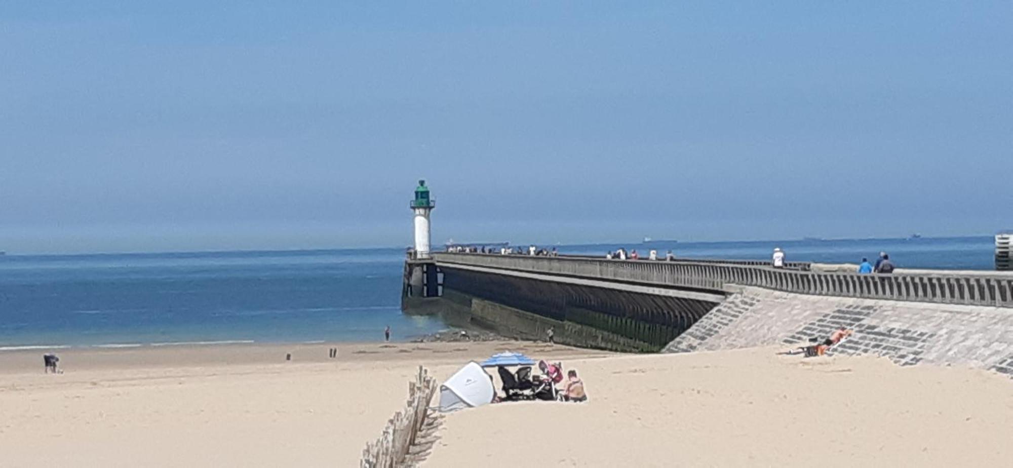 L'Opaline - Vue mer Blériot-Plage Rom bilde